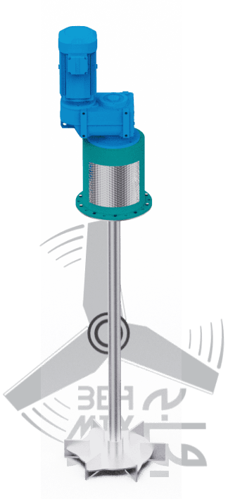 همزن گیربکس دار  تک طبقه مدل lsa