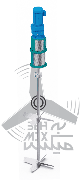 همزن گیربکس دار  دو طبقه مدل lsb