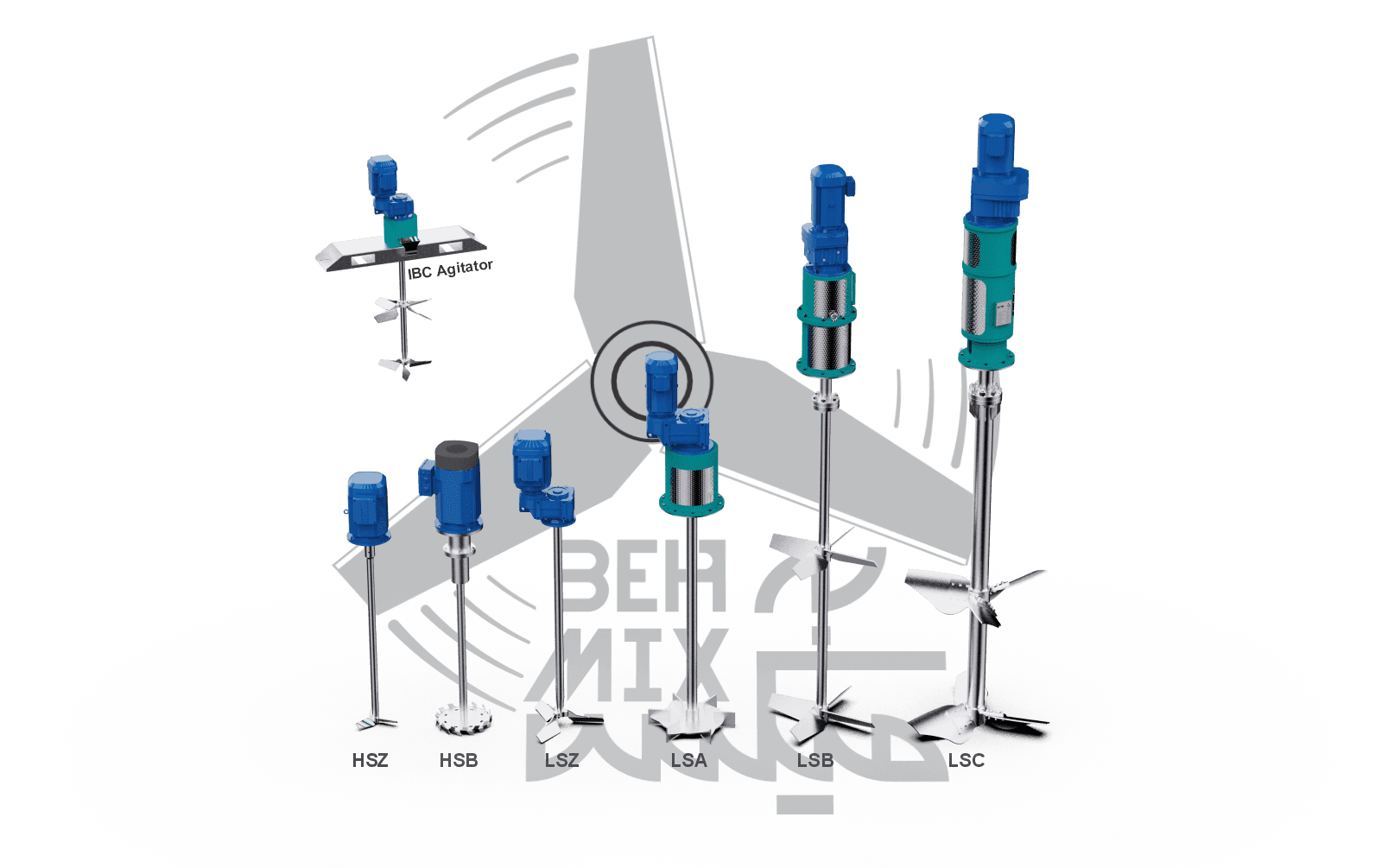 همزن های صنعتی